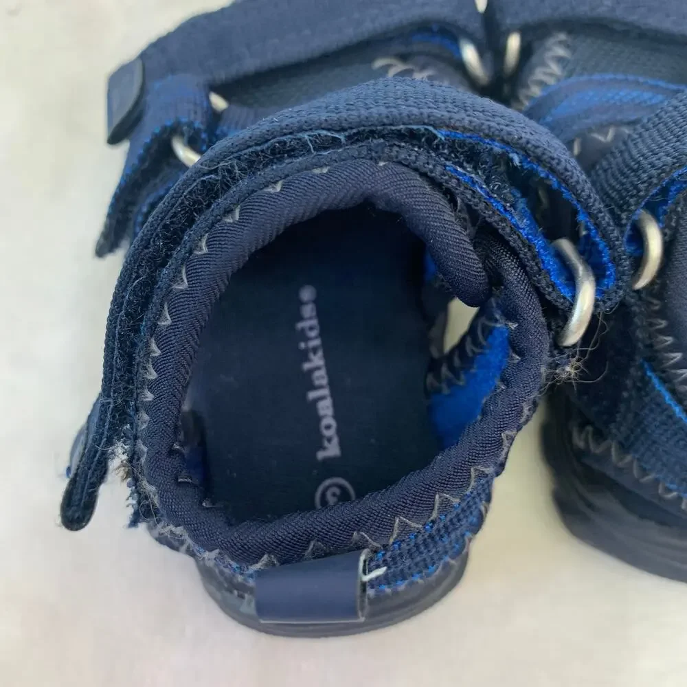 Koala Kids Toddler Boys Sz 3 Adjustable Hook Loop Straps Sandals Water Shoes